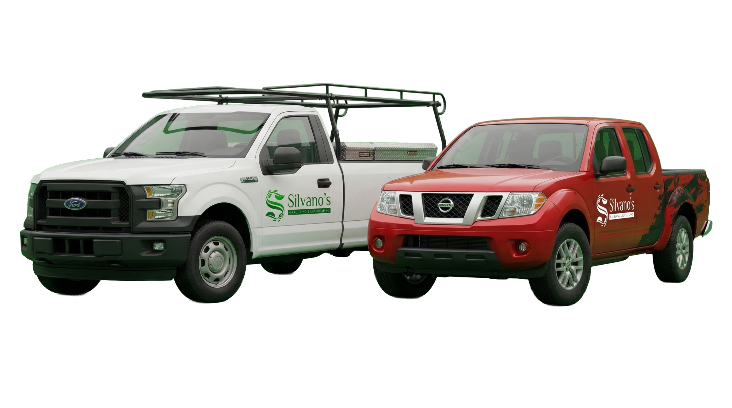 Silvano's Gardening & Landscaping truck
